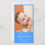 Foto Zwangerschap Big Brother Blue Aankondiging (Voorkant)