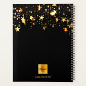 Foto zwart gouden sterren 2026 planner (Achterkant)