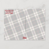 Foto Zwart Grijs Geplakt Goud Script Kerst Feestdagenkaart (Achterkant)