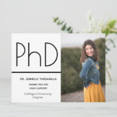 Fotoaankondiging Kraft paper PhD Aankondiging (Staand voorkant)