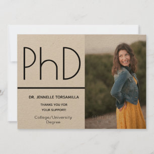 Fotoaankondiging Kraft paper PhD Aankondiging