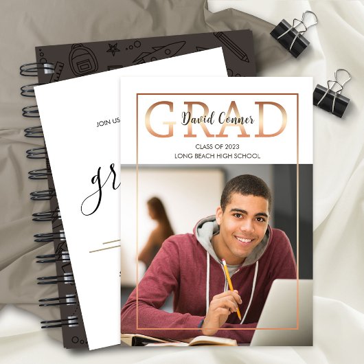 Fotoaankondiging van High School 2023 Afstuderen Aankondiging