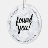 Fotoadoptie reunion keramisch Ornament (Links)