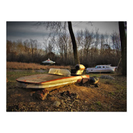 Fotoafdrukken "As Twin Sunset" Foto Afdruk