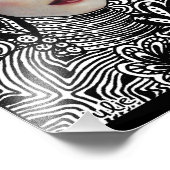 Fotoafdrukken met schuin gezicht foto afdruk (Hoek)