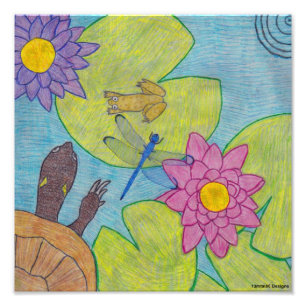 Fotoafdrukken - Pond Scene Foto Afdruk