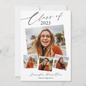 Fotoafstudeerfeest Uitnodiging aankondiging (Voorkant)