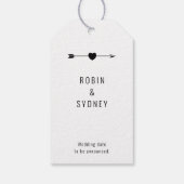 Fotobadge | Aankondiging Verloving | LABEL | B Cadeaulabel (Achterkant)