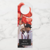 Fotobadge | VERLOVING | Bottle Hanger Label (Voorkant)