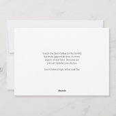 Fotoballon Vaderdag Feestdagenkaart (Achterkant)