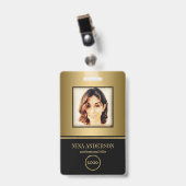 Fotobedrijfskaart Badge (Voorzijde met clip)
