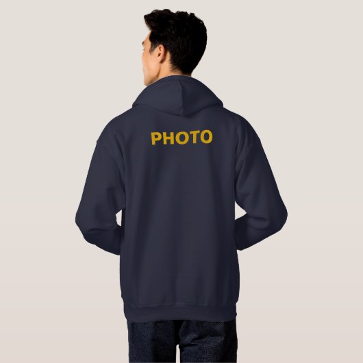 Fotobemanning. Hoodie (Achterkant volledig)