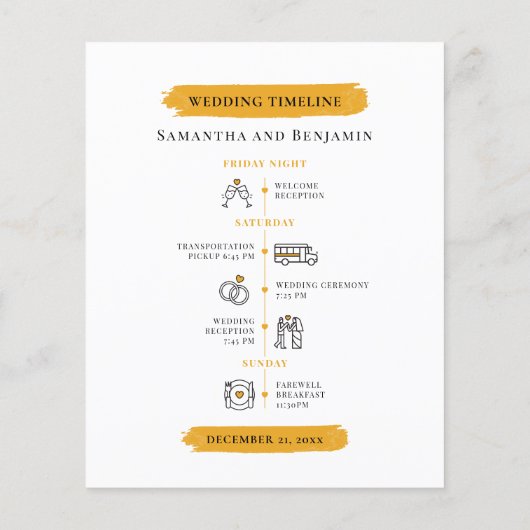 Fotobestemming bruiloft reisroute Kaart (Achterkant)