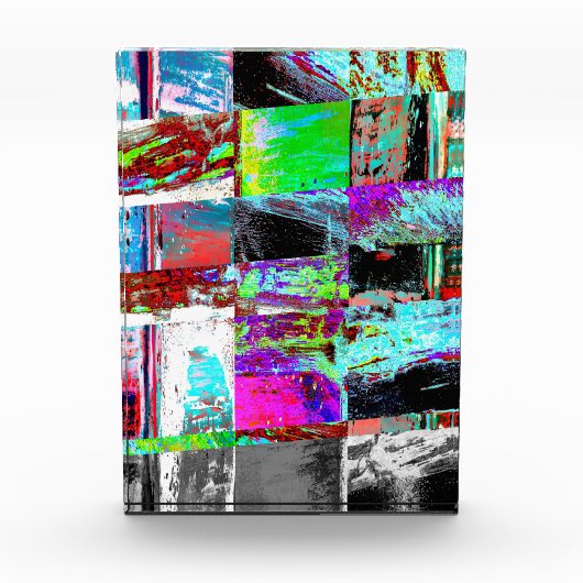 Fotoblok – Abstract raster (Voorkant)