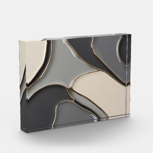 Fotoblok in stijlvolle abstracte afbeelding (Links)