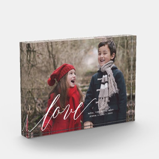 Fotoblok | LIEFDE MOEDERDAG (Links)