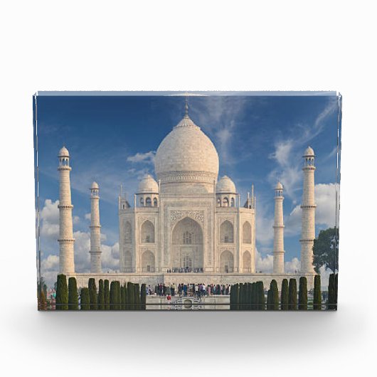 Fotoblok met afbeelding van Taj Mahal (Voorkant)