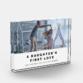 Fotoblok van eerste liefde van een dochter (Links)