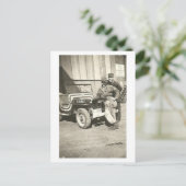 FOTOBOMB!  Briefkaart 1940 van de Foto (Staand voorkant)