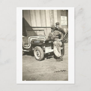 FOTOBOMB!  Briefkaart 1940 van de Foto