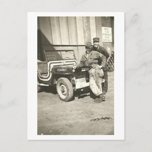 FOTOBOMB!  Briefkaart 1940 van de Foto (Voorkant)