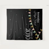 Fotobooth-achtergrond voor schoolreünie wandkleed (Voorkant (horizontaal))