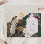 fotobruiloft met foto's, behalve de datum kaart