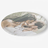 Fotobruiloft Papieren Bordje (Gekanteld)