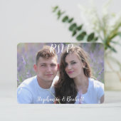 Fotobruiloft RSVP Kaartje (Staand voorkant)