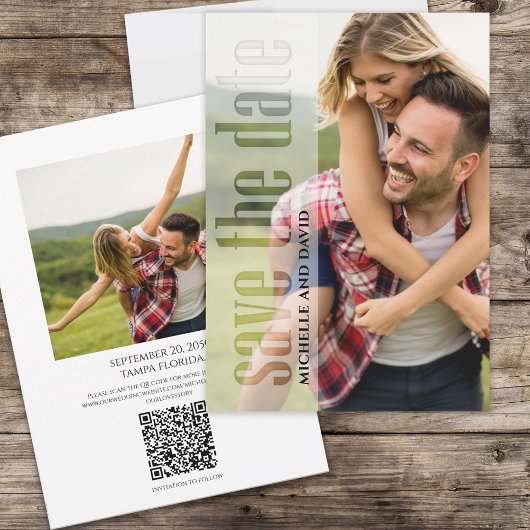 Fotobruiloft Save the Date QR Code