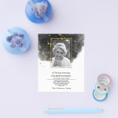 FOTOBudget Condoleance In Lieve Herinnering. Folde Flyer (Enkel)