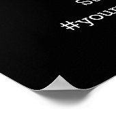 Fotocabine Marktplaats Letters Trouwteken Poster (Hoek)