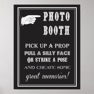 Fotocabine - Vintage - Sign - Wedding - Party Poster