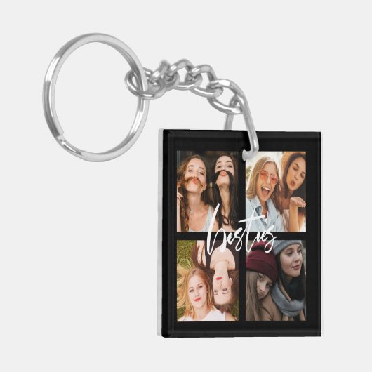 Fotocadeau voor beste vrienden in het script BFF Sleutelhanger (Voorkant Links)
