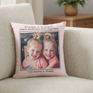 Fotocadeau voor grootouder SlaapTijden zijn Onderh Kussen