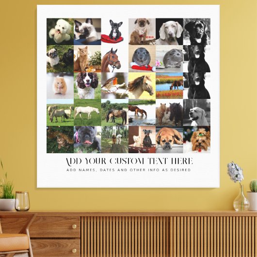 FOTOCADEAUS MOEDER VADER OMA OPA HUISDIEREN VRIEND CANVAS AFDRUK (Insitu (Woonkamer))