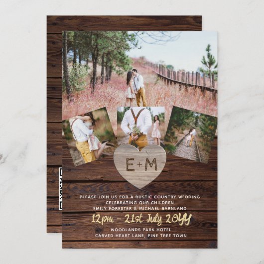 FOTOCADEAUS SJABLONEN GEZIN VRINDEN HUISDIEREN Aan Kaart (Voorkant / Achterkant)