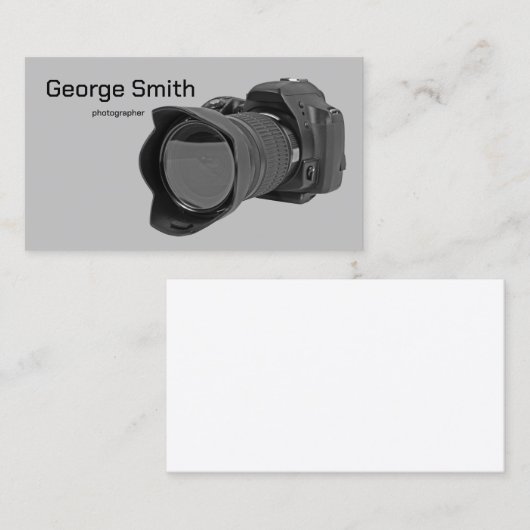 Fotocamera Visitekaartje (Voorkant / Achterkant)