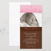 FOTOCHRISTENINVITATIES : elegant 7 (Voorkant / Achterkant)