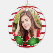 Fotocirkelvormgeving Keramisch Ornament (Links)