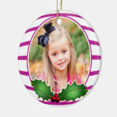 Fotocirkelvormgeving Keramisch Ornament (Links)