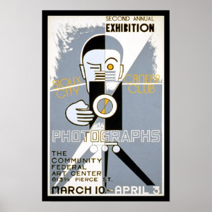 Fotoclub, 1939. Vintage Fotografie Poster