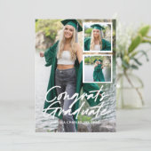 Fotocollafe afstuderen script Uitnodiging (Staand voorkant)