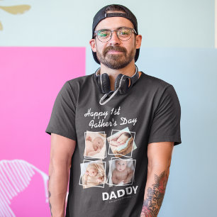 Fotocollage 1e Vaderdag T-shirt