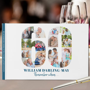 Fotocollage 60ste verjaardag Onthoud wanneer ... B Gastenboek