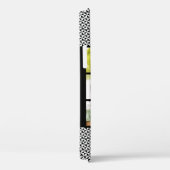 Fotocollage | Aangepast zwart-wit monogram Case-Mate iPhone Case (Achterkant / Rechts)