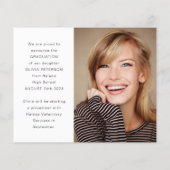 Fotocollage Afstudeeraankondiging Flyer (Achterkant)