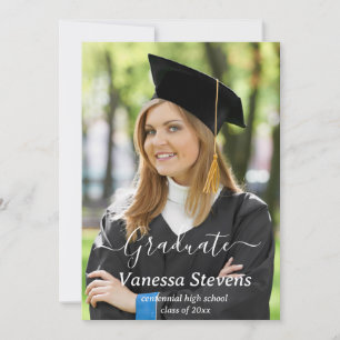 Fotocollage afstuderen aankondigingskaarten aankondiging