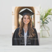 Fotocollage afstuderen en afstuderen kaart (Staand voorkant)