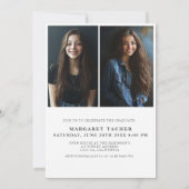 Fotocollage afstuderen en afstuderen kaart (Achterkant)